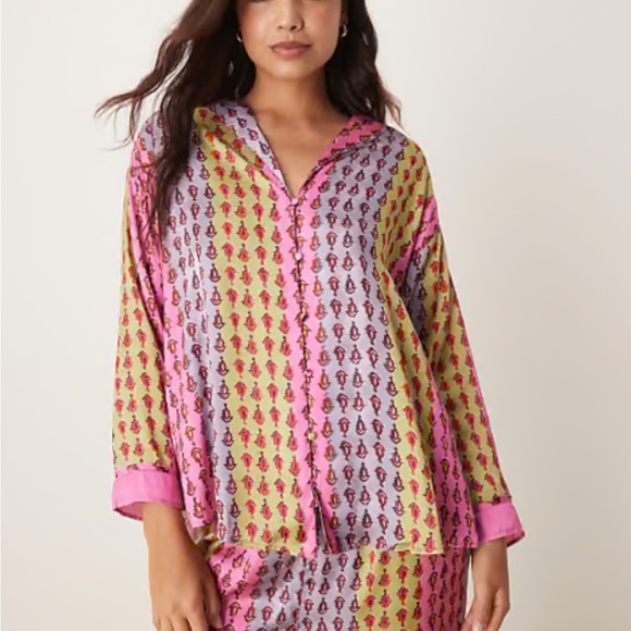 Free People Other - 💕 NEW Free People Intimately Dreamy Day Satin Pajama Lounge Set Sz.XL💕